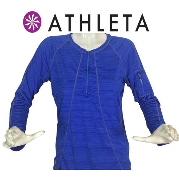 Athleta Tops - Royal Blue 1/2 Zip Pullover